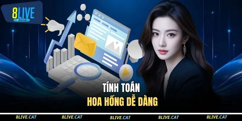 Tính toán hoa hồng dễ dàng